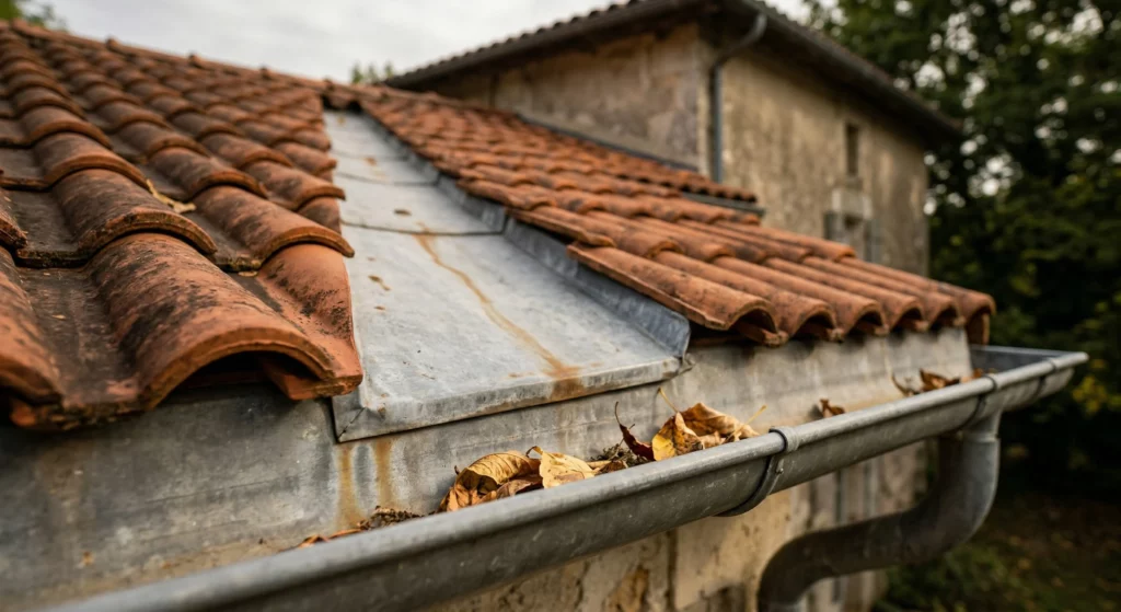 Gouttières toiture et zinguerie couvreur 78