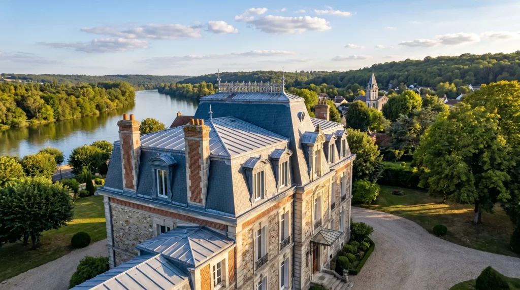 Couvreur Gargenville 78440 — toiture ardoises naturelles maison bourgeoise XIXe vallée de Seine Yvelines