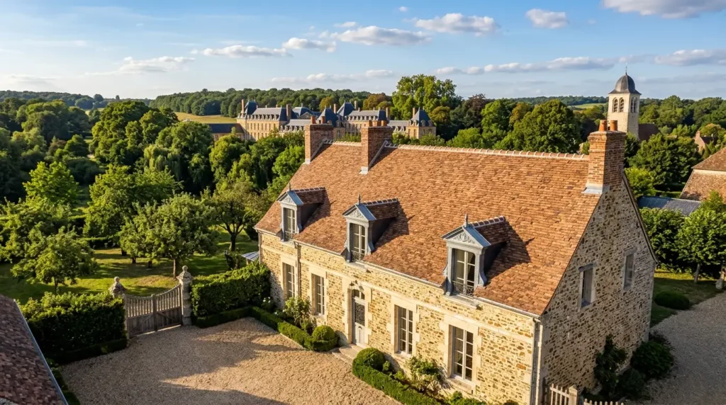 Couvreur Jouars-Pontchartrain 78760 — toiture tuiles plates maison meulière Vallée Mauldre château Pontchartrain Yvelines