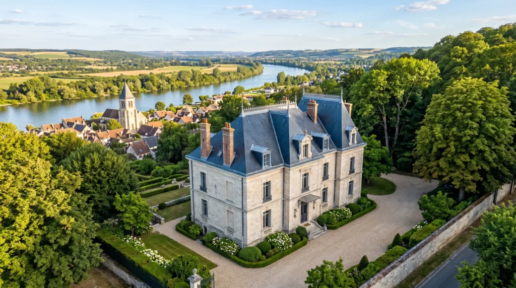 Couvreur Triel-sur-Seine 78510 — toiture ardoises naturelles villa bourgeoise des coteaux Seine Yvelines