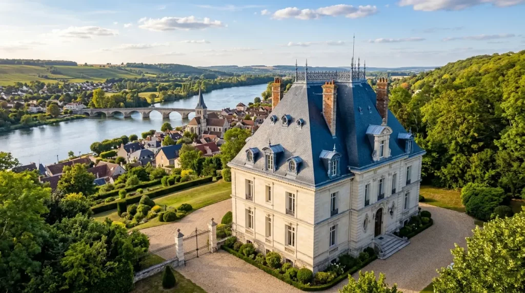 Couvreur Bonnières-sur-Seine 78270 — toiture ardoises villa Belle Époque bord de Seine coteaux ouest Yvelines GPSEO