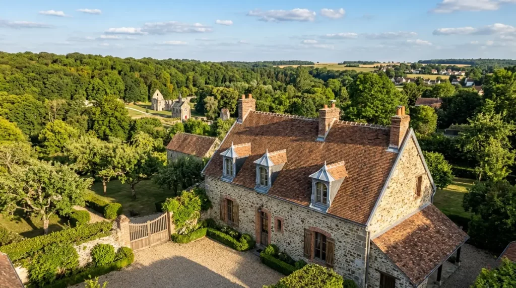 Couvreur Magny-les-Hameaux 78114 — toiture tuiles plates maison meulière Abbaye Port-Royal Vallée Chevreuse Yvelines